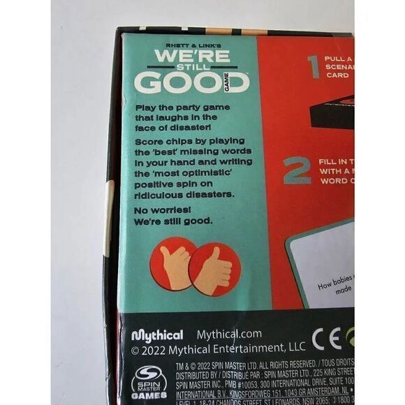 We're Still Good Party game New - Picture 4 of 7
